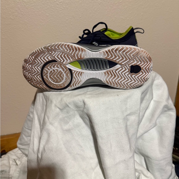 K-Swiss Navy and Lime Athletic Shoes - Picture 4 of 5